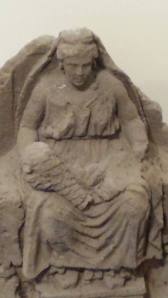 Una delle Matres conservate nel Museo Campano