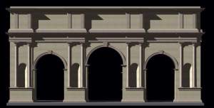Ricostruzione 3d dell'Arco