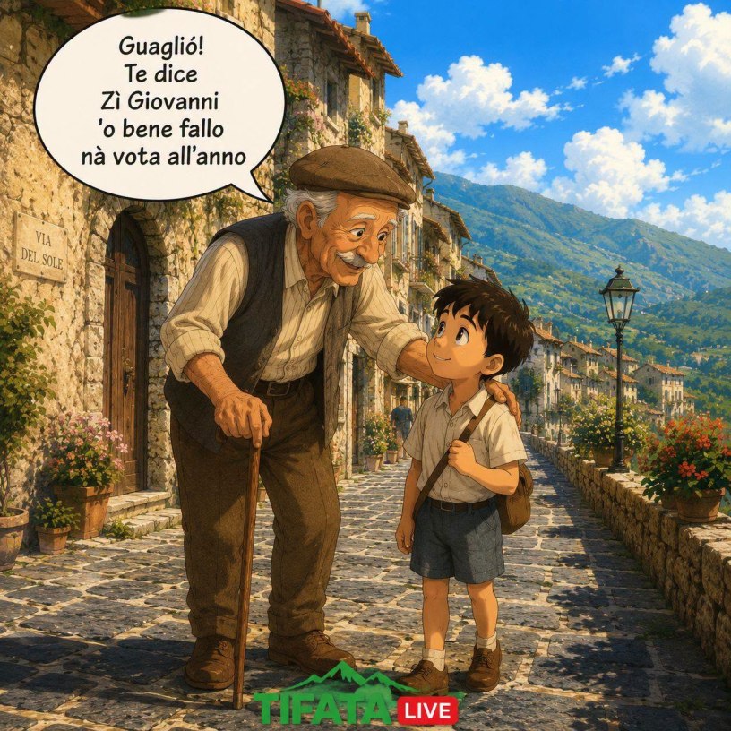 Immagine ottenuta con un mix di IA e programma dedicato